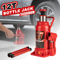 Lafati Hydraulic Welded Bottle Jack, 12 Ton (24,000 lb) Capacity, Red