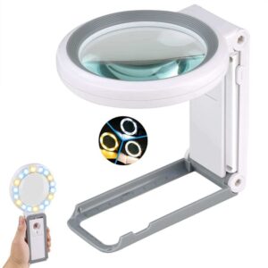 10x Magnifier with Light and Stand