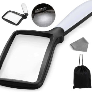 Handheld Rectangular Magnifying Glass
