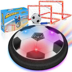 LED Hover Soccer Ball, Floating Soccer Set with 2 Goal Soccer, Indoor Soccer Game for Young Boys and Girls, Birthday Gifts for Young Kids, Toys Gifts for Ages 3-12