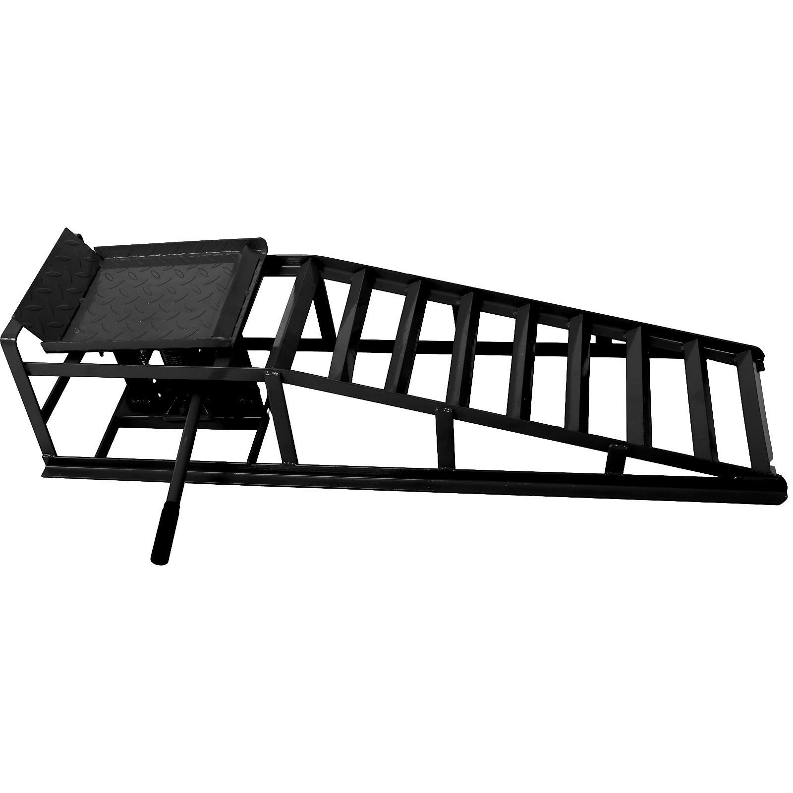 Lafati 2-Pack Hydraulic Car Ramps: Heavy-Duty Vehicle Ramps with 5T / 10000lbs Load Capacity, Portable Design for Effortless Oil Changes and Car Lifts. Perfect for Professional or Home Garage Use(Black) - Image 12