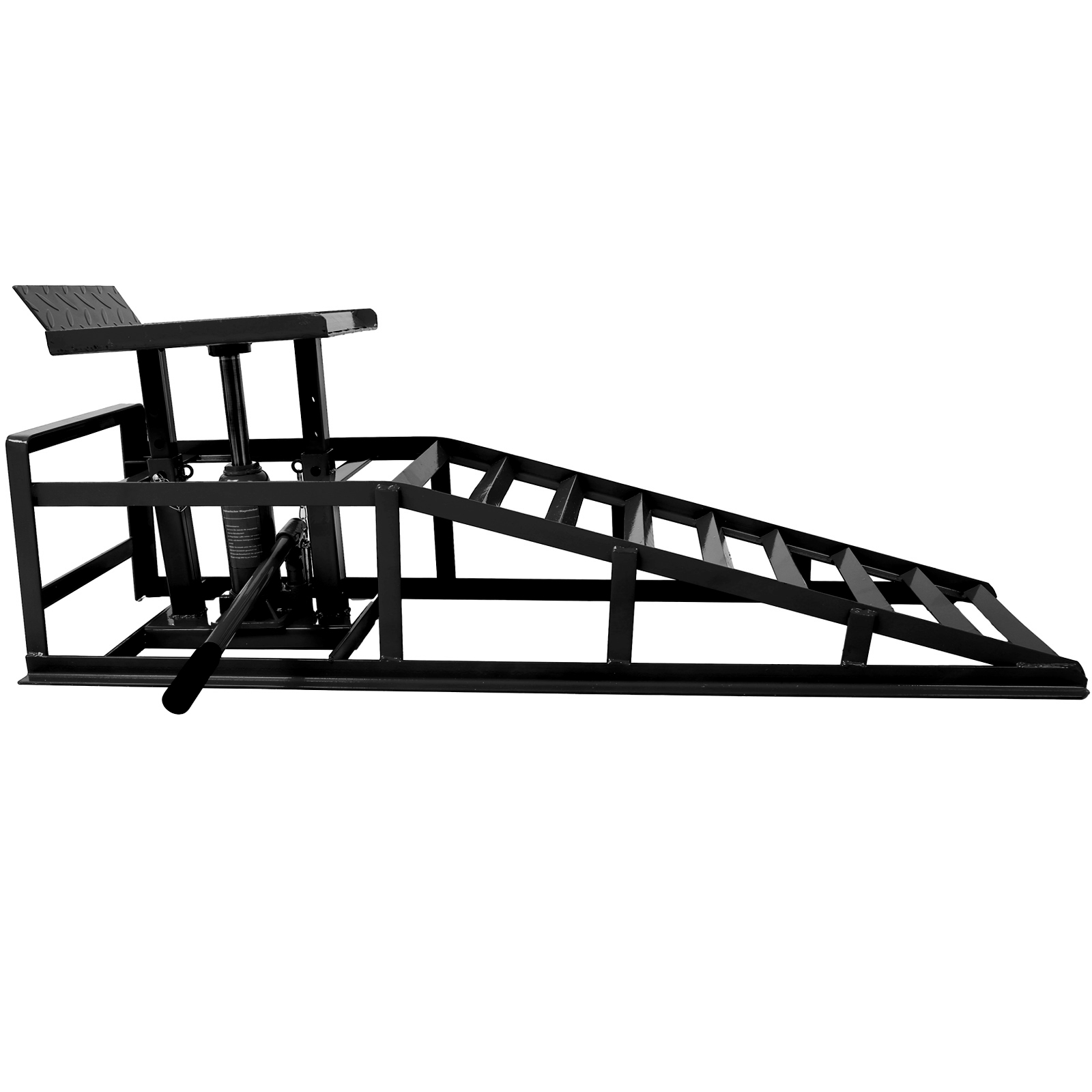 Lafati 2-Pack Hydraulic Car Ramps: Heavy-Duty Vehicle Ramps with 5T / 10000lbs Load Capacity, Portable Design for Effortless Oil Changes and Car Lifts. Perfect for Professional or Home Garage Use(Black) - Image 9